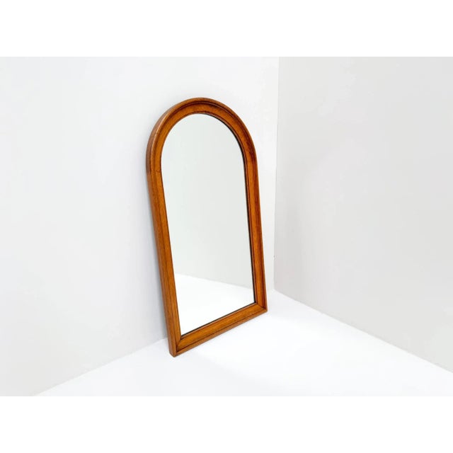 Mid-Century Modern Wooden Wall Mirror, 1960s For Sale - Image 10 of 10
