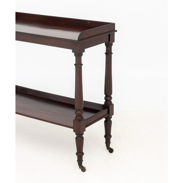 19th Century Victorian Mahogany Buffet Table For Sale - Image 5 of 7