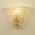 Ribbed Clear Wall-Mounted Glass Lamps, 1960s, Set of 2 For Sale - Image 4 of 10