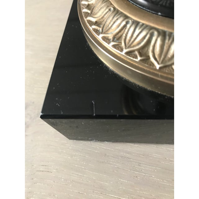 Early 2000s Louis XVI Style Gilt Ormolu Table Lamp For Sale - Image 10 of 12