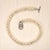 Ajd 17 Inch Creamy White Double Shine Pearl Necklace June Birthstone For Sale In Raleigh - Image 6 of 6