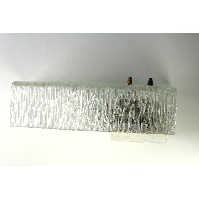 Glass Wall Lamp by J. T. Kalmar and Stölzle for Kalmar, 1950s For Sale - Image 6 of 8