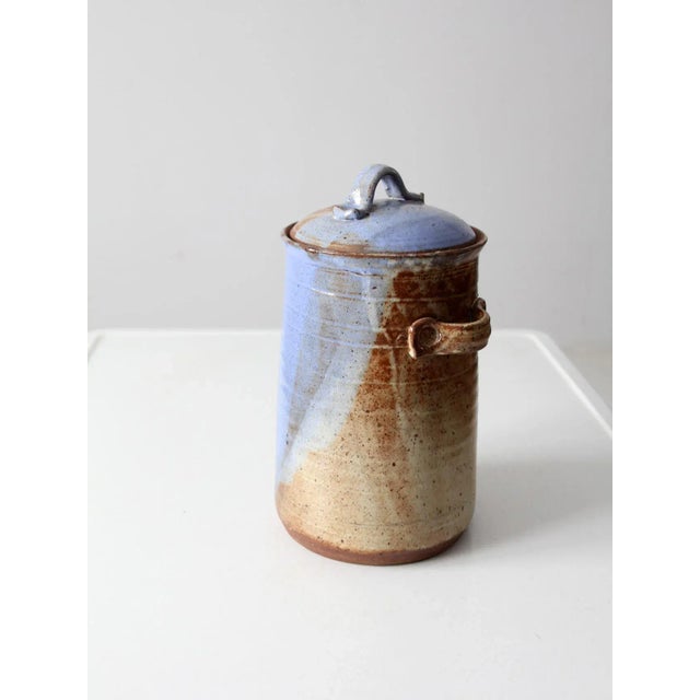 Vintage Studio Pottery Jar For Sale - Image 9 of 13