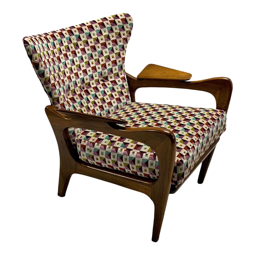 MidCentury Modern Adrian Pearsall Wingback Lounge Chair Model 2291C