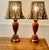 Wooden Table Lamps With Metal Tree Silhouette Shades For Sale - Image 12 of 12