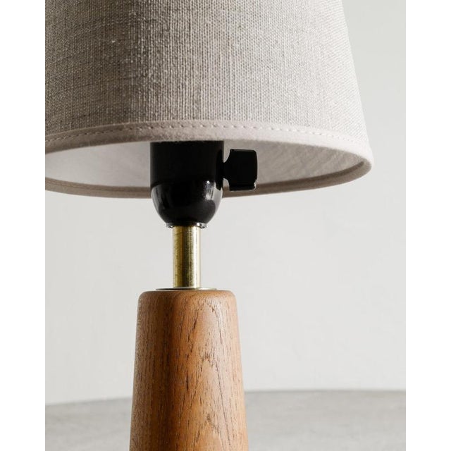 Finnish Mid-Century Wooden Desk or Table Lamp attributed to Lisa Johansson-Papé, 1950s For Sale - Image 3 of 6