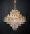French A Pair of 1960s Crystal Chandelier Ligting Ceiling Light For Sale - Image 3 of 13