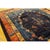 1900 - 1909 1900s Traditional Chinese Vase Navy Blue Field Antique Peking Room Size Wool Rug For Sale - Image 5 of 6