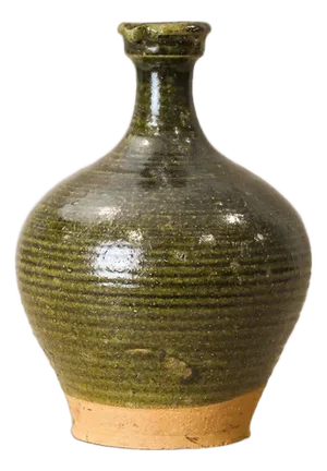 Glazed Bottle Vase