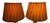Mid-Century Modern Stiffel Inverted Knife Pleated MCM Shades - A Pair For Sale - Image 3 of 18