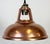 2000 - 2009 Vintage Industrial Copper Ceiling Lamp For Sale - Image 5 of 16