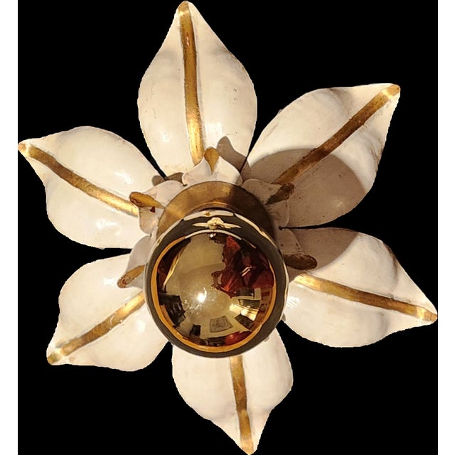 For sale is an exceptionally beautiful ceiling light from an Italian manufacturer renowned for its artistic lighting in...