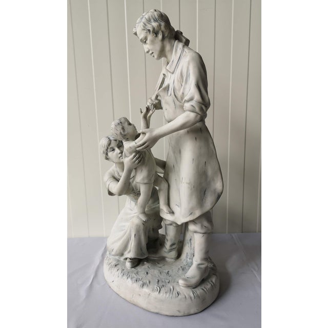 Royal Dux porcelain figure. Porcelain. Made in the territory of the former Yugoslavia.1960s. Large size.Size: height 55cm;...