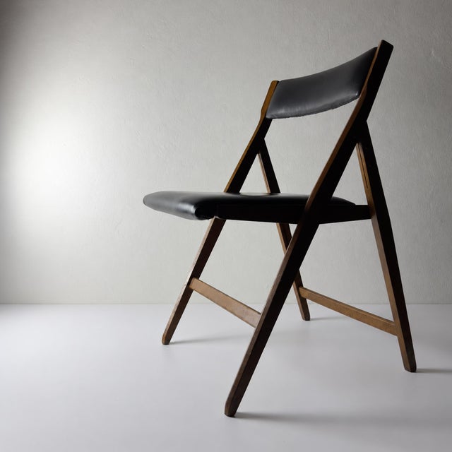 Mid-Century Modern Vintage Eden Folding Chairs by Gio Ponti for Stol Kamnik, 1970s, Set of 6 For Sale - Image 3 of 18