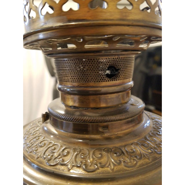 Antique Iron Brass and Marble Floor Lamp With Table | Chairish (640 x 640 Pixel)