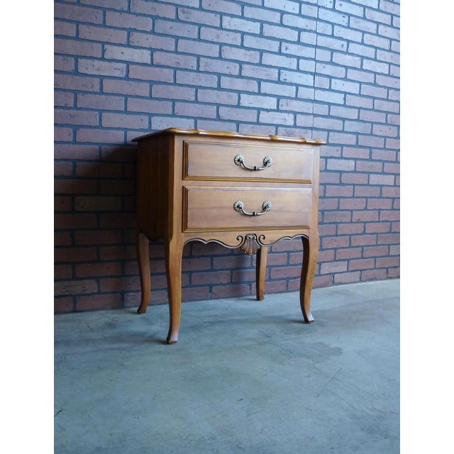 Wood Ethan Allen Country French Nightstands For Sale - Image 7 of 7