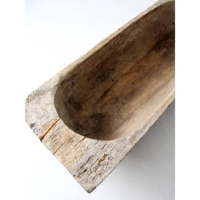 Antique 19th Century American Hand Hewn Dough Bowl For Sale - Image 18 of 18