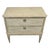 19th Century Pair of Gustavian-Style Chests of Drawers in Antique White With a Touch of Gray For Sale - Image 4 of 9