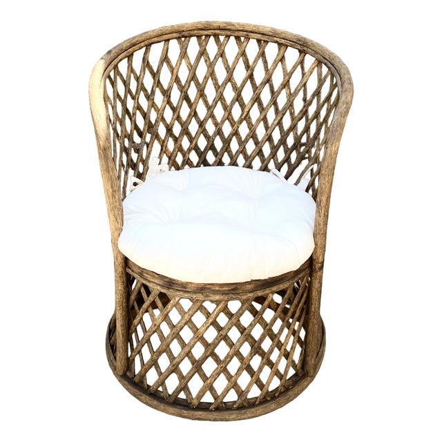 Wooden Throne Armchair, 1960 For Sale