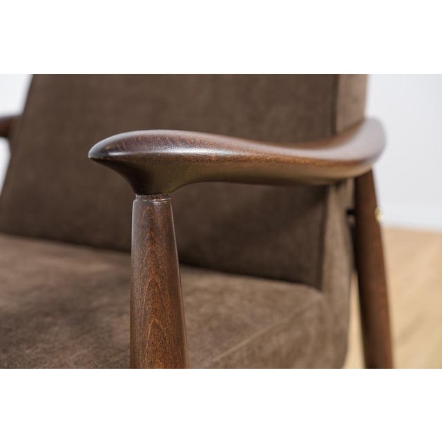 GFM-87 Armchair by Juliusz Kedziorek for Gościcińskie Furniture, 1960 For Sale - Image 11 of 18