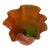 Georgeolus Wavy Red Glass Vase For Sale