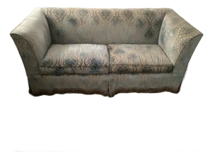 Hollywood Glam Tuxedo Style Upholstered Sofa