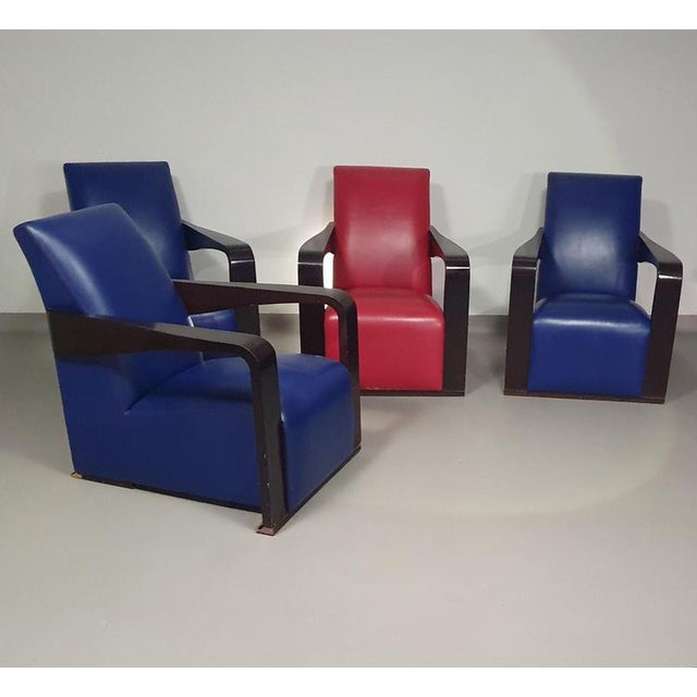 Vintage Ying Lounge Chairs by Hugues Chevalier for Tommy Hilfiger, 1990s, Set of 4 For Sale - Image 6 of 15