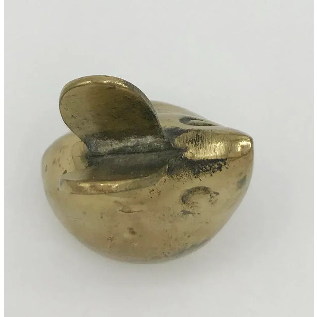 MCM Brass Mouse Paperweight* For Sale - Image 4 of 5