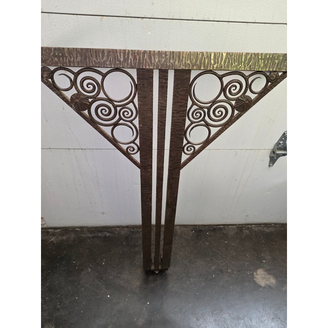 Wrought Iron Console Table For Sale - Image 14 of 14