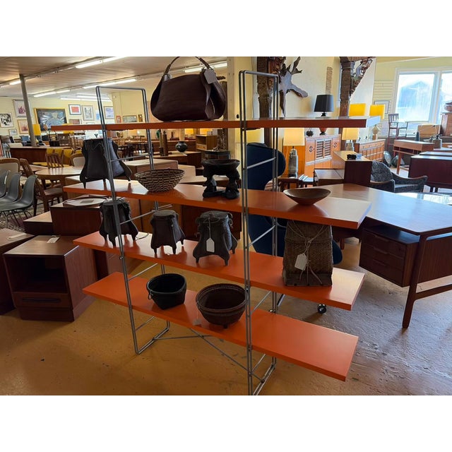 Metal Vintage Ikea Enetri Shelf by Niels Gammelgaard For Sale - Image 7 of 13