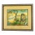 Loto Zoologique Game Box Lid, Chromolithograph, Framed, Circa 1900 For Sale