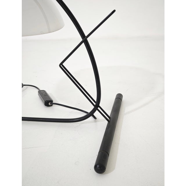Table Lamp in Murano Glass and Black Metal, 1980s For Sale - Image 9 of 18