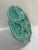 1940s French Gien Turquoise Majolica Oyster Plate For Sale - Image 6 of 13