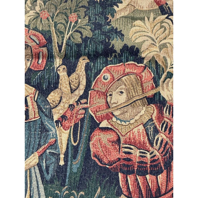 1960s French Aubusson Style Tapestry, 1960s For Sale - Image 5 of 18