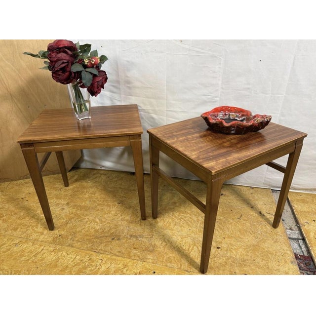 Mid-Century Modern Mid-Century Modern Teak Bedside Tables, 1960s, Set of 2 For Sale - Image 3 of 9