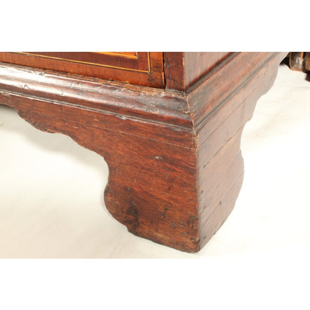 Antique George III Style Oak Chest on Chest For Sale - Image 10 of 14
