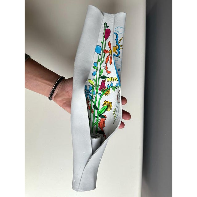 Vera Vizzi, Enjoint Wall Sculpture, 2025, Self-Hardening Paste For Sale - Image 4 of 9