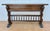 Valenti Spanish Carved Wood Console Table with Drawers and Turned Spindles, 1950 For Sale - Image 11 of 15