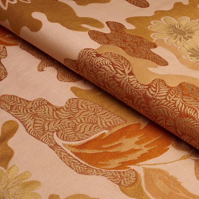 2020s SAMPLE - Schumacher X Laura Gonzalez Lian Dream Fabric In Coral For Sale - Image 5 of 5