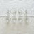 Glass Vintage Tiffin-Franciscan Shooting Star Juice Glasses Set 8-MCM Etched Crystal For Sale - Image 7 of 10