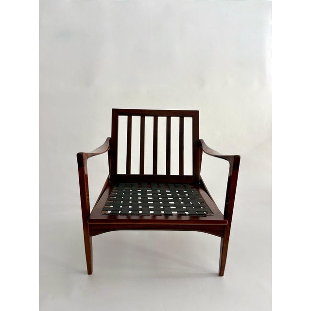 Candidate Lounge Chairs in Afromosia by Ib Kofod-Larsen, Denmark, 1960s, Set of 3 For Sale - Image 4 of 15