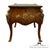French Provincial Vintage French Provincial Louis XV Burled Walnut & Kingwood Bureau Plat / Executive Desk W. Tooled Leather Top & Gilt Figural Mounts For Sale - Image 3 of 11