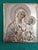 Icon Depicting the Virgin and Child, Painting on Panel with Repoussé Silver Layer, 19th Century For Sale - Image 6 of 6