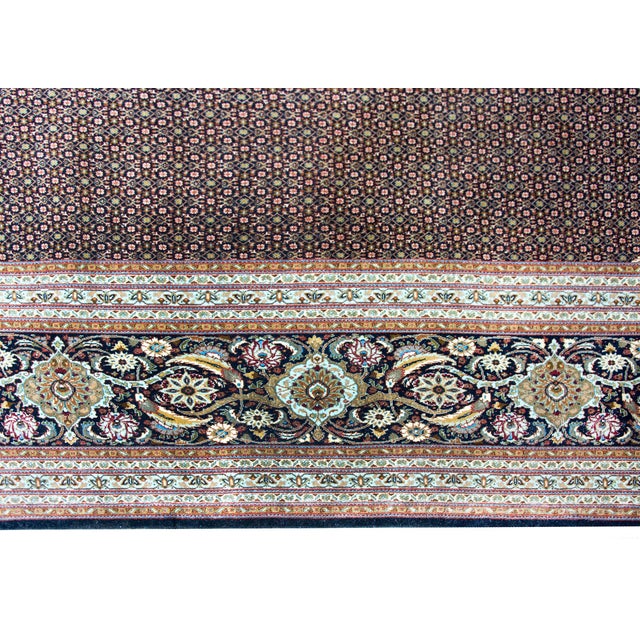 Vintage Persian Tabriz Rug For Sale - Image 4 of 15
