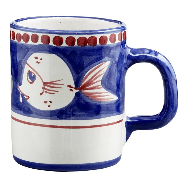 VIETRI Campagna Pesce Mug For Sale