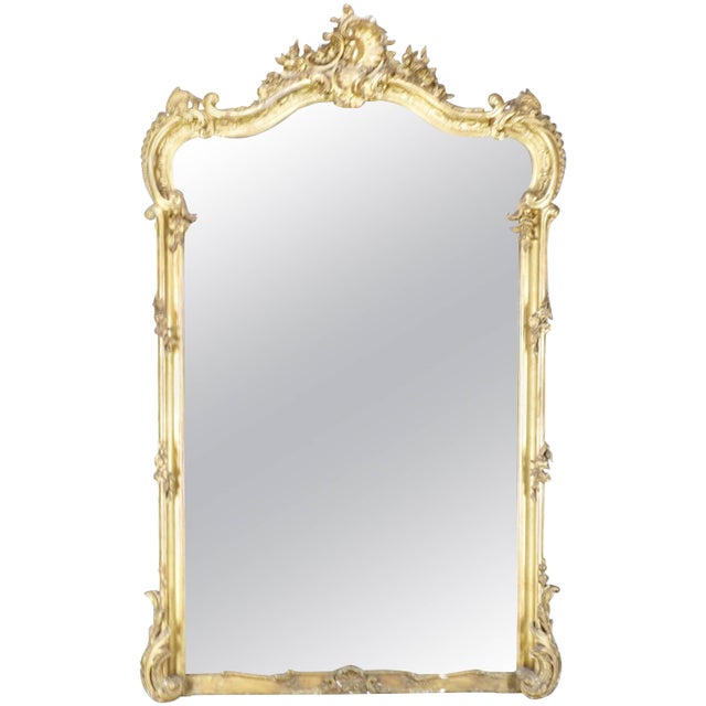 19th Century French Rococo Mirror For Sale - Image 11 of 11