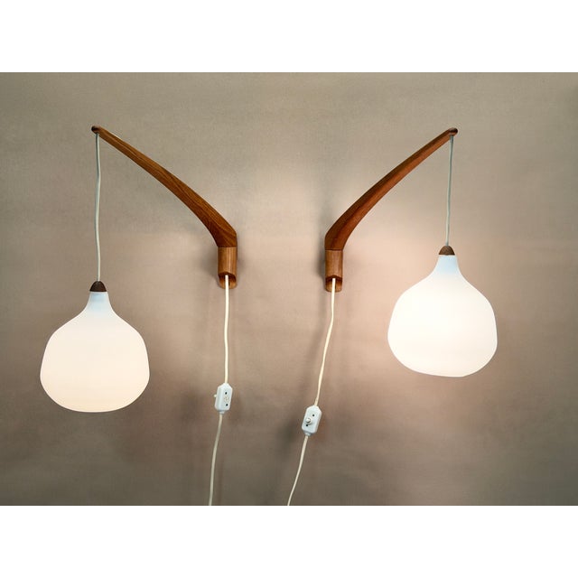 Vintage Swedish Model 705 Wall Lamp by Uno & Östen Kristiansson for Luxus For Sale - Image 17 of 17
