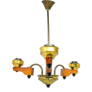 Mid-Century Chandelier, Poland, 1970s For Sale