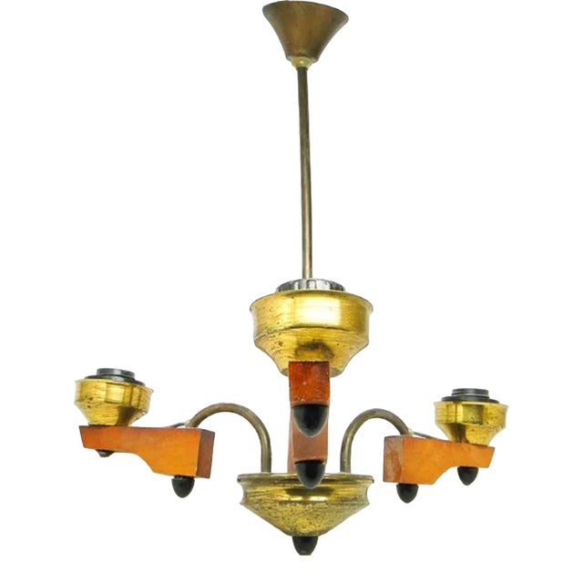 Mid-Century Chandelier, Poland, 1970s For Sale