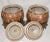 Metal Pair Mid 20th Century Asian Crackle Glaze Porcelain Ginger Jars on Brass Bases Floral Motif For Sale - Image 7 of 11
